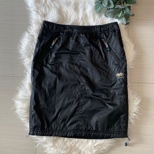 Skhoop Black Knee Length Skirt